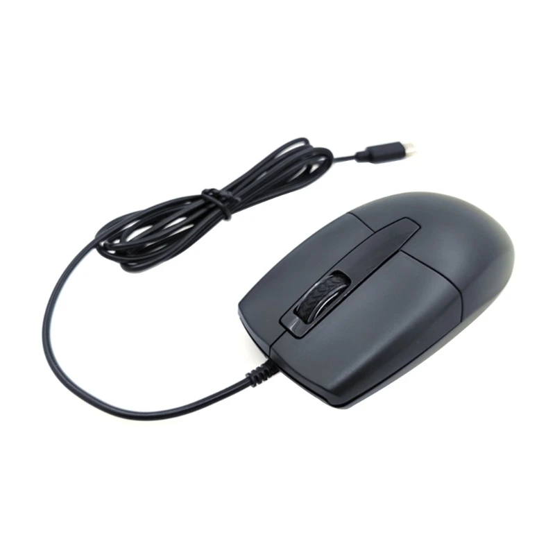 Y1UB Type C Optical Mouse for Computers Phones Tablets 3 Buttons 1000DPI Accurate