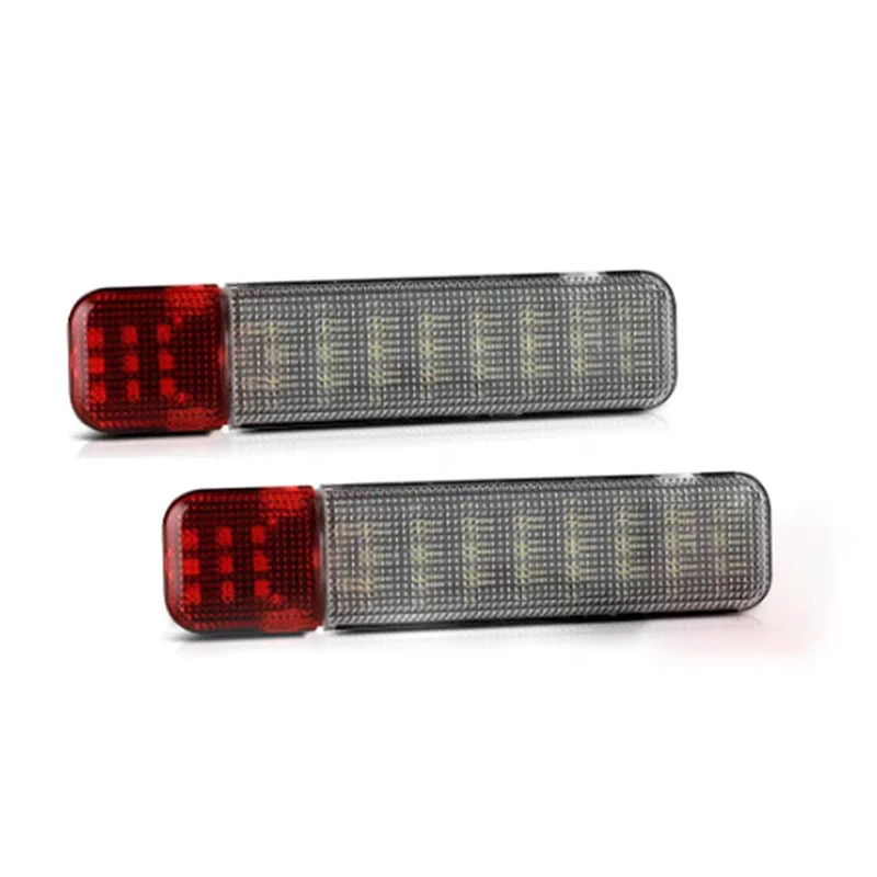 15021517 15021518 Car LED White Red Door Courtesy Light for Chevy Silverado 1500 2500 3500 97-20 GMC Yukon 95-06 Hummer H2 03-09