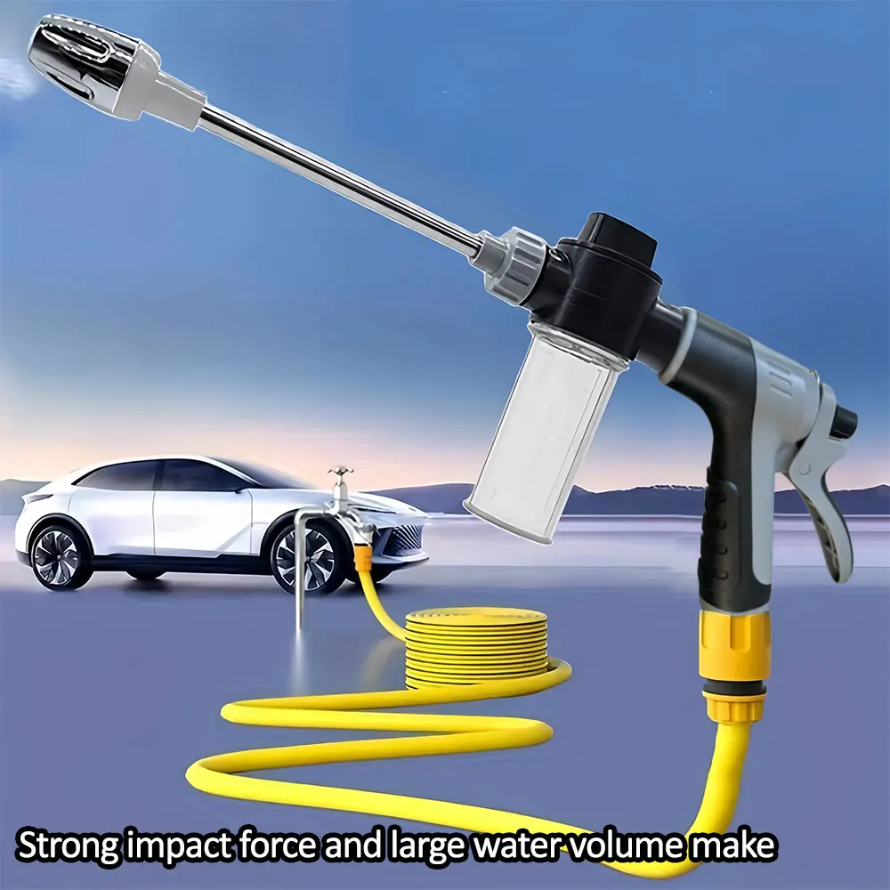 1 Pack High Pressure Spray Water Gun Garden Watering Hose Nozzle Sprinkler Car Washing Gun Car Cleaning Washing Tools