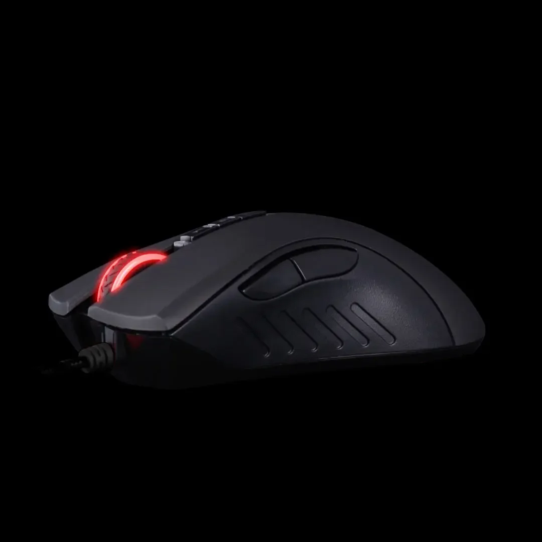 A4TECH Bloody A91 Gaming Mouse,4000 DPI,Drag Click,1000HZ,6666FPS,8 Buttons,Metal X' Glide Armor Boot,Over 20 Million Clicks