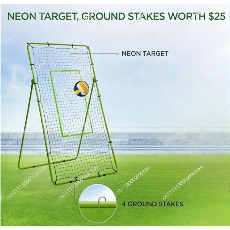 Volleyball rebound net 7x4 feet adjustable volleyball training equipment rebound net for practice