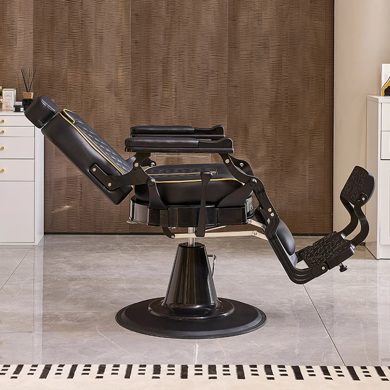 Barbershop Furniture Men Vintage Salon Chairs Heavy Hydraulic Barber Chair For Sale