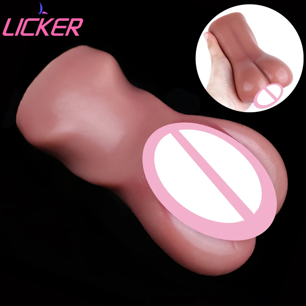 

LICKER Single-Channel Male Aircraft Cup Simulated Vaginal Style Soft Adults Sex Toys For Men Masturbator And Prostate Massage