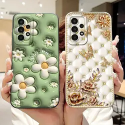 Case For Samsung Galaxy A32 4G A 32 5G Phone Cover Cute Flowers Daisy Fundas Soft Coque For Samsung A32 SM-A325F SM-A326B Bumper