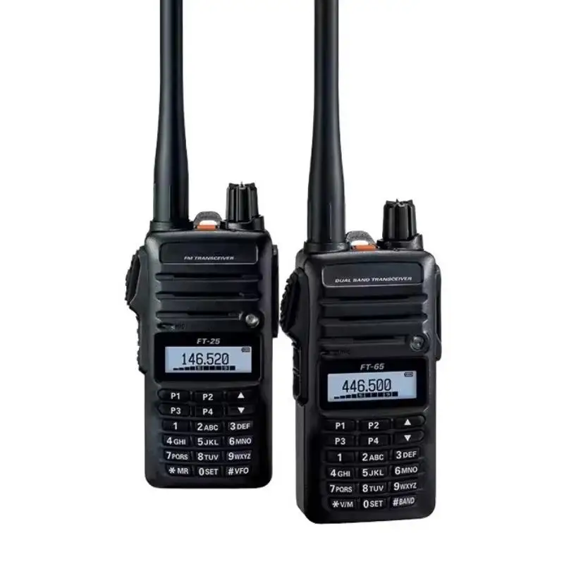 Handheld Transceiver Yaesu Portable Radio UV-82 VHF 5W 2 Meter Mono Band Digital Mobile Radio IPX7 Water Resistant 1-15km Range