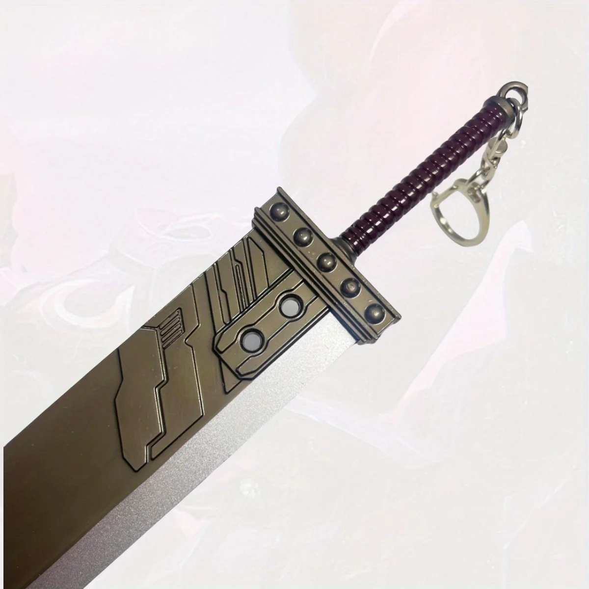 9.8inch Final Fantasy Cloud Strife Metal Katana Sword Original Samurai Sabre Japanese Katana Sabre Cosplay Accessories Prop Toy