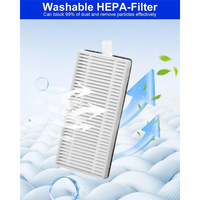 F-F For Airrobo P20 Robot Vacuum Cleaner Main Side Brushes HEPA Filters Mop Cloth Dust Bags Replacement Parts