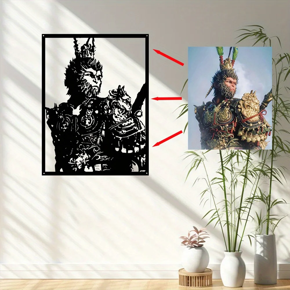 

Unique 1PC Custom Metal Portrait - Sculpt Your Image into a Magnificent Wall Art, a Regal Gift for Cherished Loved Ones