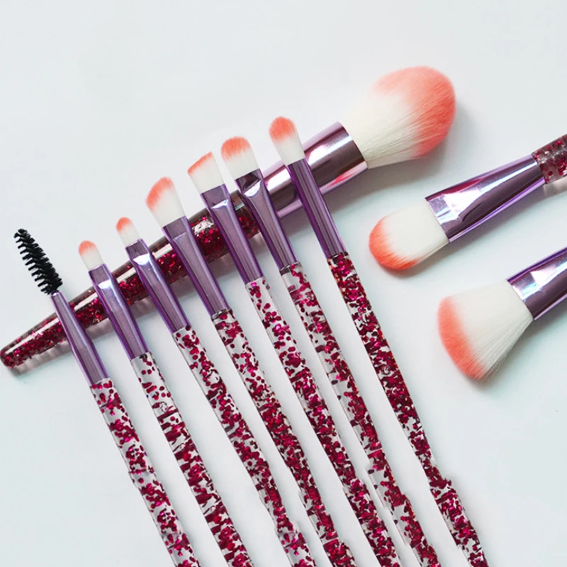 8/10pcs 전문가용 슈퍼 소프트 디테일 브러쉬 메이크업 브러쉬 세트 블러쉬 브러쉬 파운데이션 컨실러 아이섀도우 브러쉬 뷰티 도구