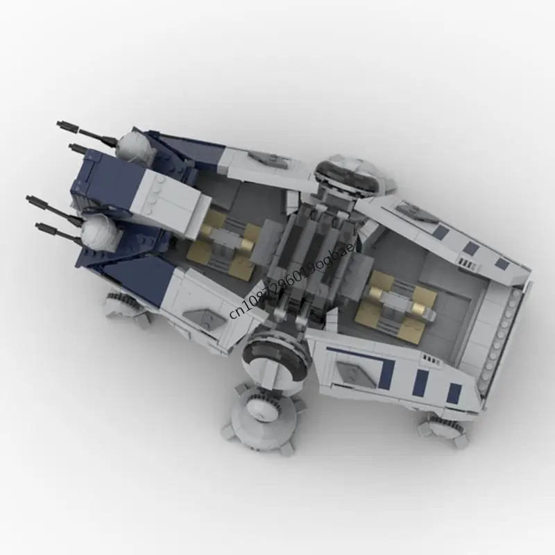 جديد 1924 قطعة فيلم معركة النجوم الشهيرة Moc At-Te Wolfpack نموذج لتقوم بها بنفسك أفكار إبداعية ألعاب أطفال هدايا عيد الميلاد اللبنات