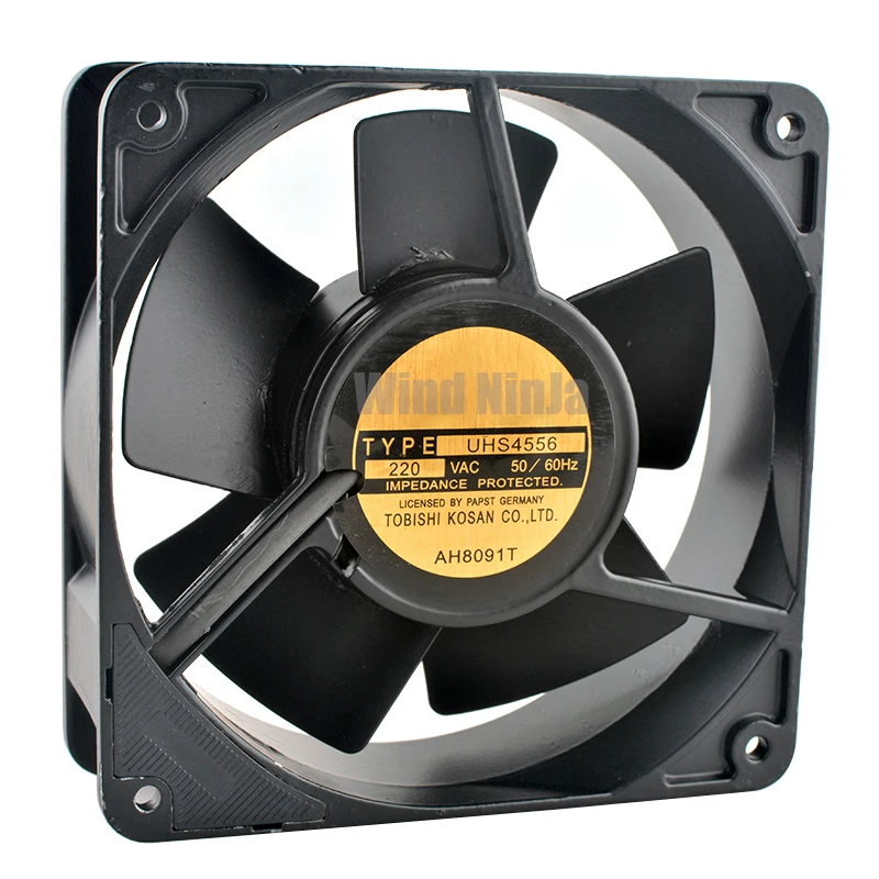 UHS4556 120mm fan 16cm 160mm fan 120x120x38mm 160x160x55mm AC220V 230V Metal axial flow fan cooling fan for frequency converter