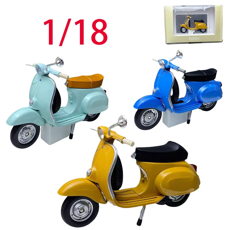 NOREV Diecast 1/18 مقياس بياجيو فيسبا 50R 125 بريمافيرا سبيكة نموذج دراجة نارية لعب للأولاد هدية جمع وعرض #1