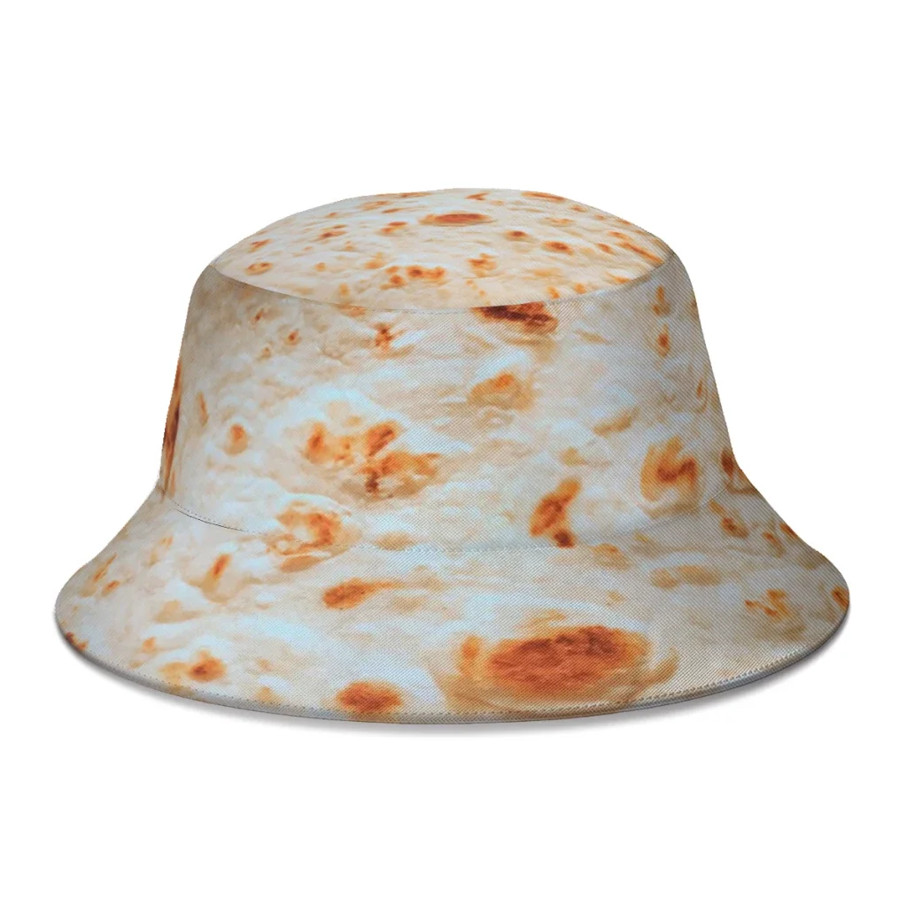 Hat Summer Manta Burrito Fisherman Hats Boys Girls Cool Tortilla Lavash Bucket Travel Sun Fashion Outdoor Creative Children