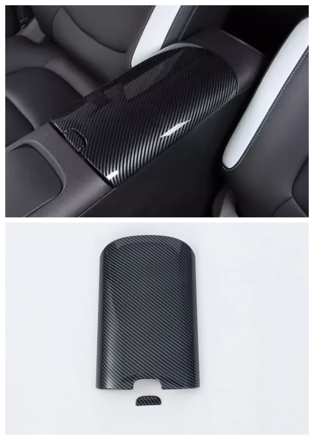 

Suitable for 2023 Mercedes Benz Smart Elf 1 armrest cover panel decorative frame ABS car accessories 2-piece set