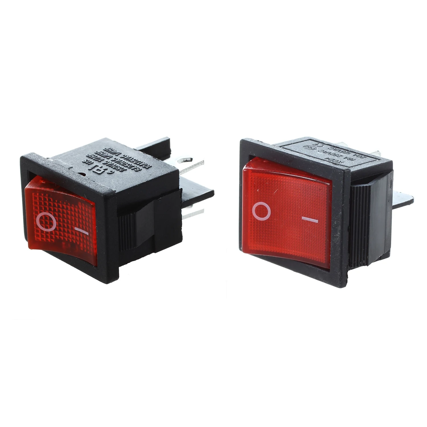 

HLZS-2 шт. KCD4 DPST ON-OFF 4-контактный кулисный переключатель для лодки 15A/20A и 3 шт. красный свет 4-контактный DPST ON-OFF защелкивающийся кулисный переключатель для лодки