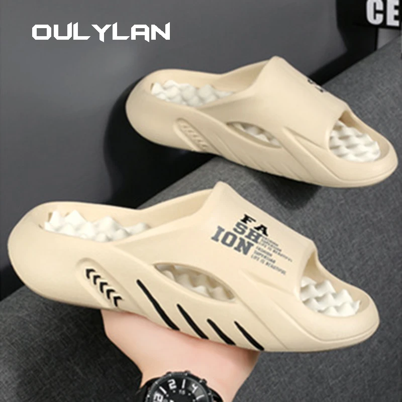 Men Sandals Slippers Summer Shoes EVA Super Soft Thick Soles Slides Outdoor Casual Sandals Beach Shoes Fashion 2024