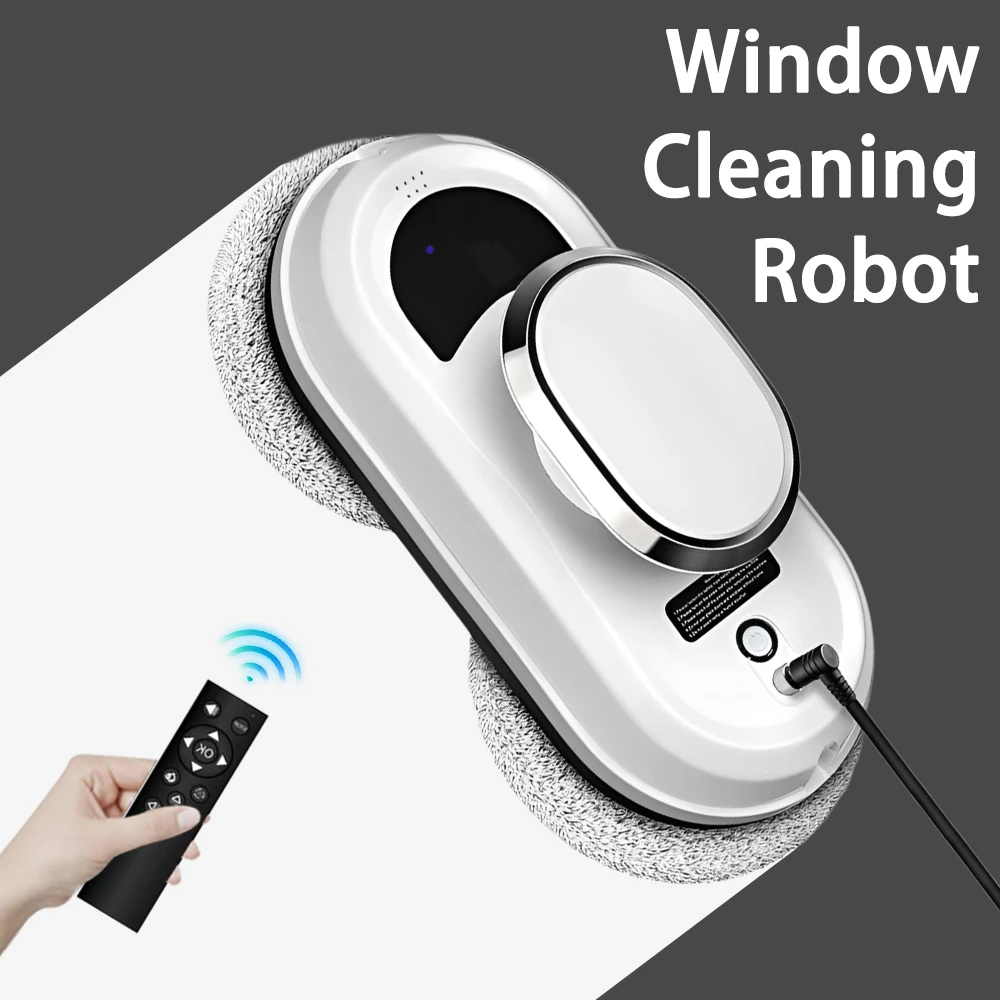 Window Cleaning Robot Household Ultra Thin Vacuum Cleaner Electric Window Wiper Remote Control Glass Wiper Cleaning Machine