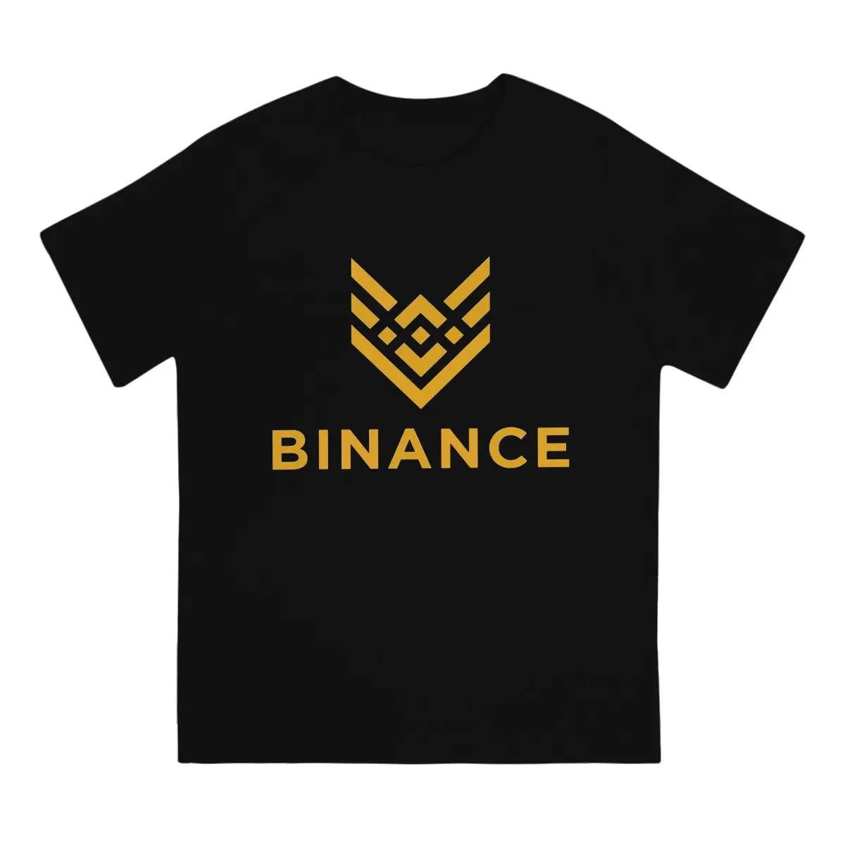 Binance camiseta creativa para hombre, camisa de poliéster con cuello redondo de capitán, ropa de regalo distintivo, Tops