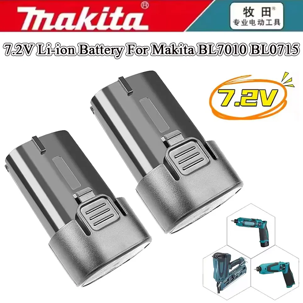 

7.2V 3000mAh Li-ion Replacement Battery BL7010 Power Tool for Makita 194355-4 194356-2 Rechargeable Lithium-ion Battery