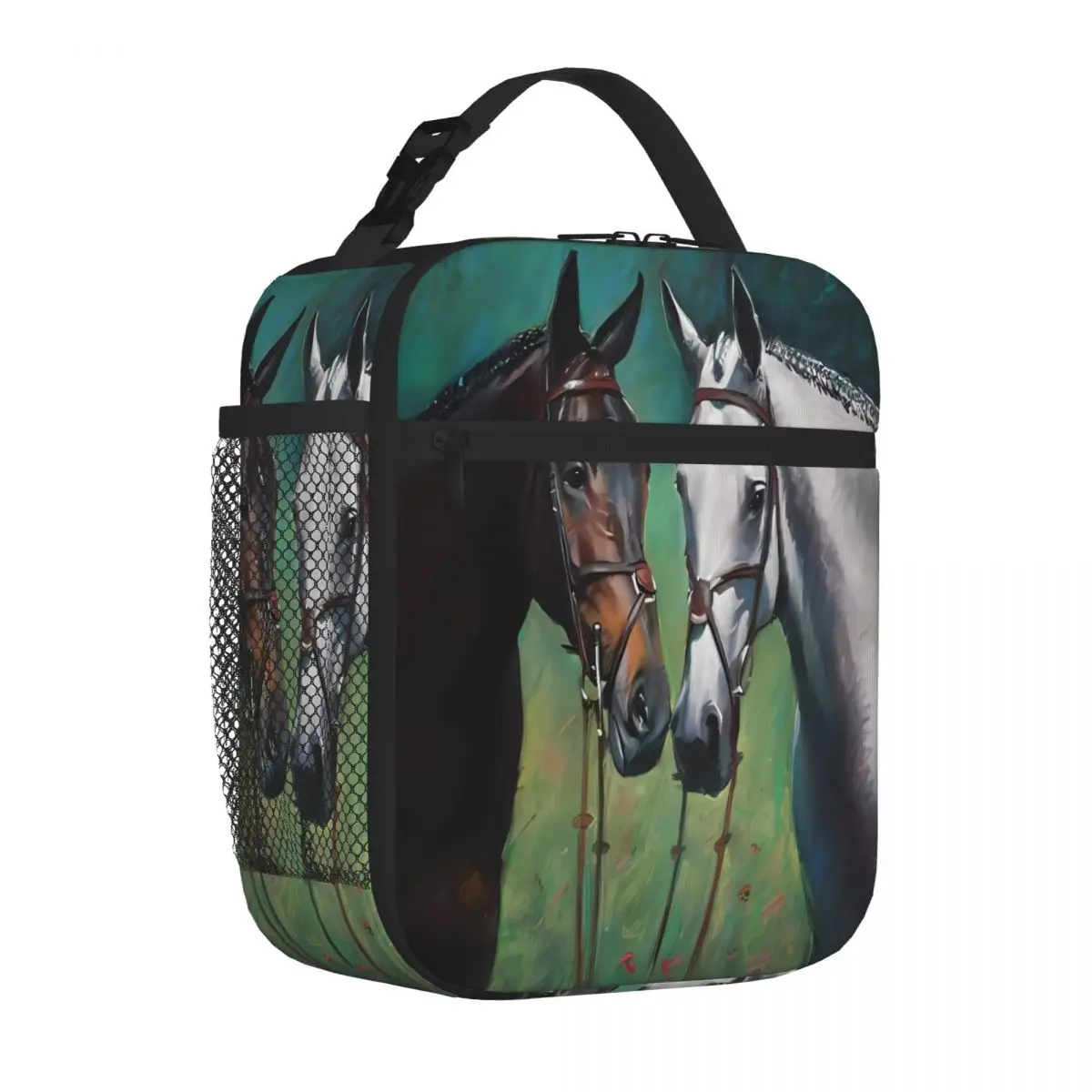 Bestselling Horses-ylli-haruni Multi Pocket Leakproof Lunch Bag Yard Party Insulated Lunch Bag