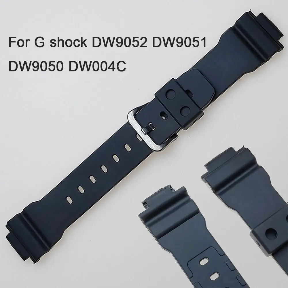 Sports Silicone Strap Men Women Pin Buckle Silicone Watch WristBand Watch Band for C-asio G shock DW9052 DW9051 DW9050 DW004C