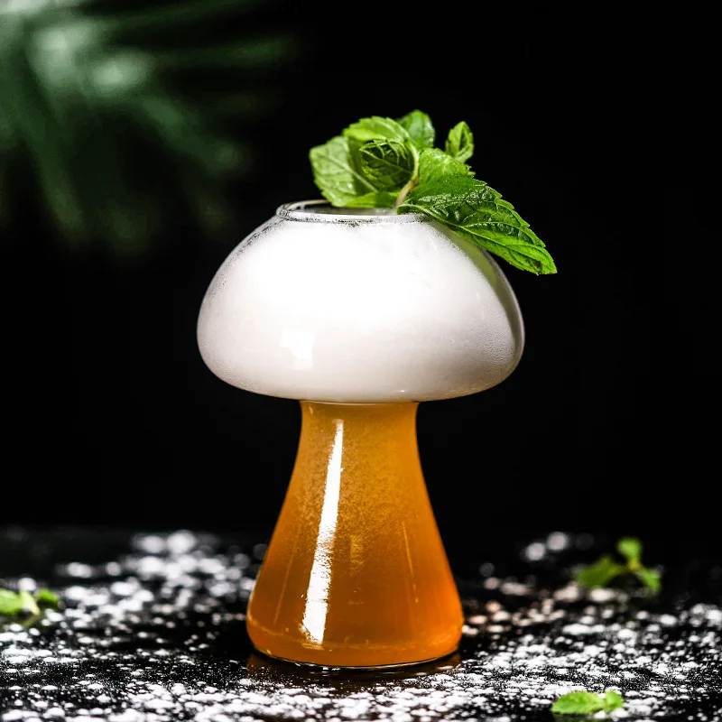 Creative Mushroom Cup Cocktail Cup Creative Molecule Gastropub Special Wine Glass Personalized Glass