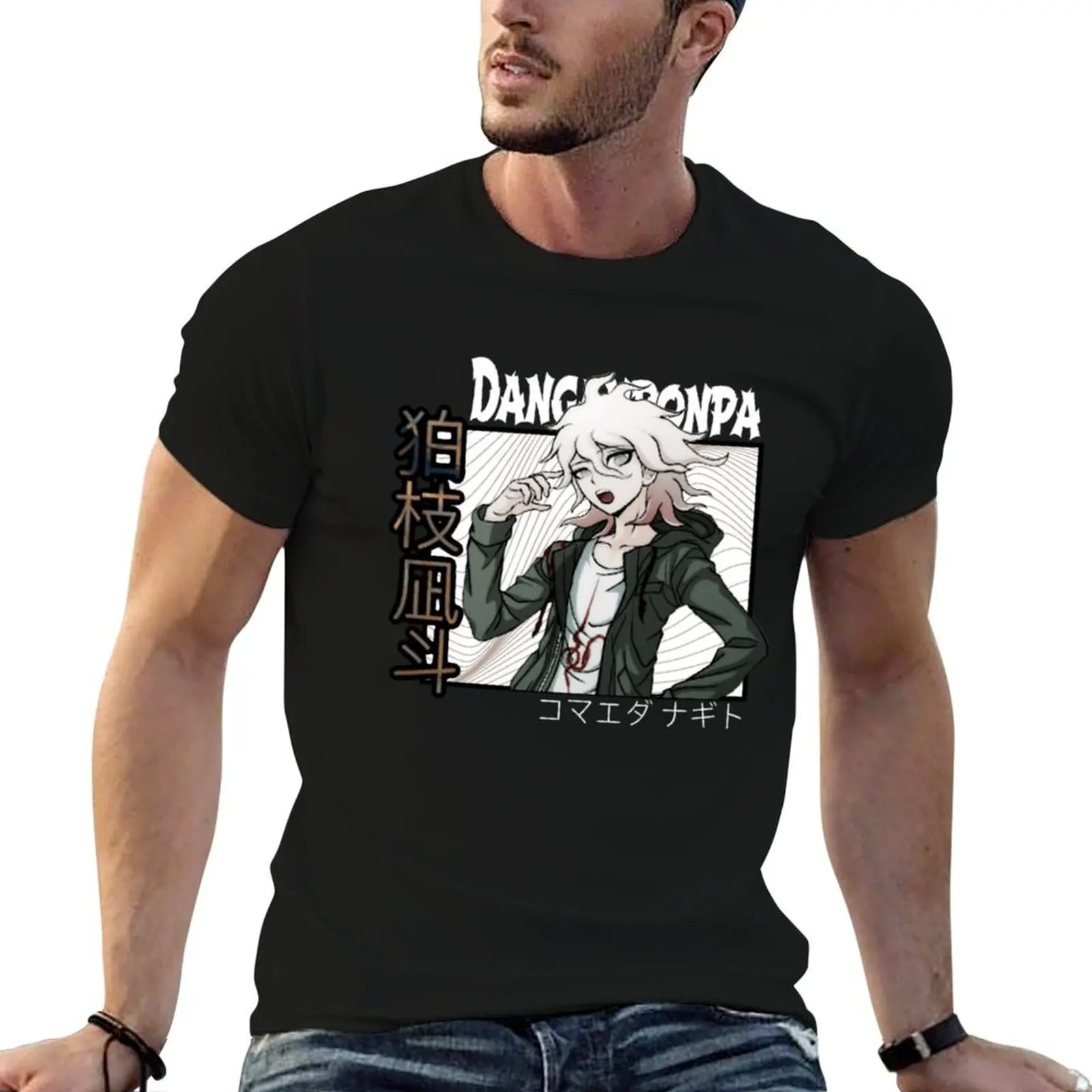

cotton shirt high shirt t Komaeda t Danganronpa man Nagito T-Shirt summer man | quality