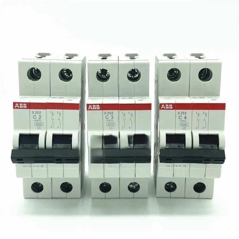 S202-C1 S202-C2 S202-C3 S202-C4 S202-C6 S202-C10 S202-C16 S202-C20 S202-C25 S202-C32 S202-C40 S202-C50 S202-C63 ABB MCB
