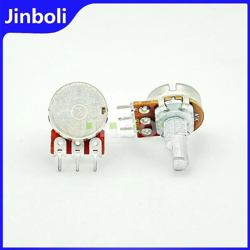 2PCS 16 Type 3Pins Single A1K Amplifier Audio Speaker Volume Potentiometer Instrument Adjustment