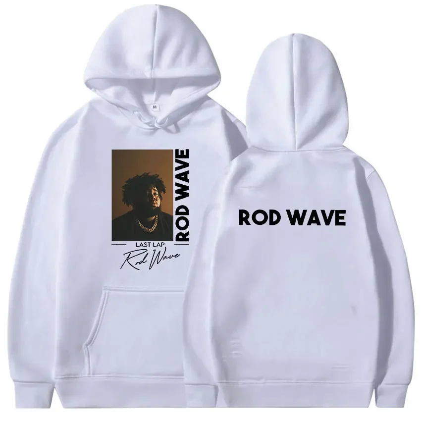 Singer Rod Wave Last Lap Tour 2024 Print Hoodie Men Women Retro Fashion Pullover Sweatshirt Hip Hop Oversized Hoodies Streetwear