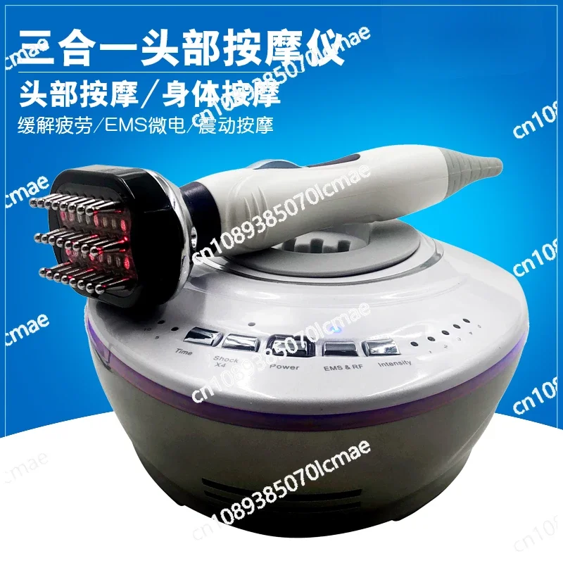 Portable head therapy device, head acupoint massage beauty salon, household head therapy machine, vibration heating