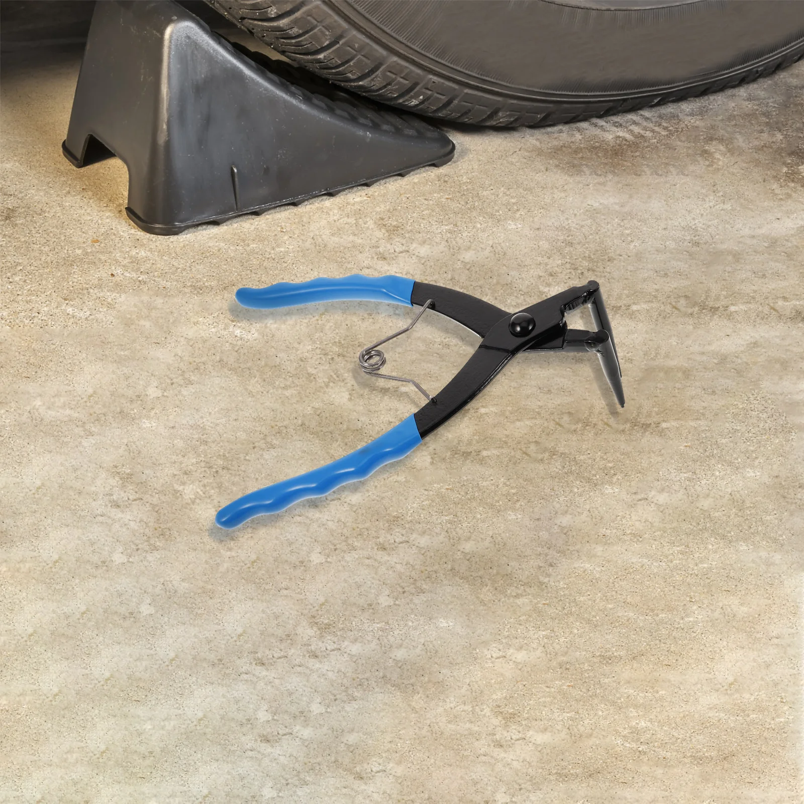 

Cylinder Snap Ring Pliers 90 Degree Bent Jaw Internal External Circlip Remover Durable Carbon Steel Blackened Surface