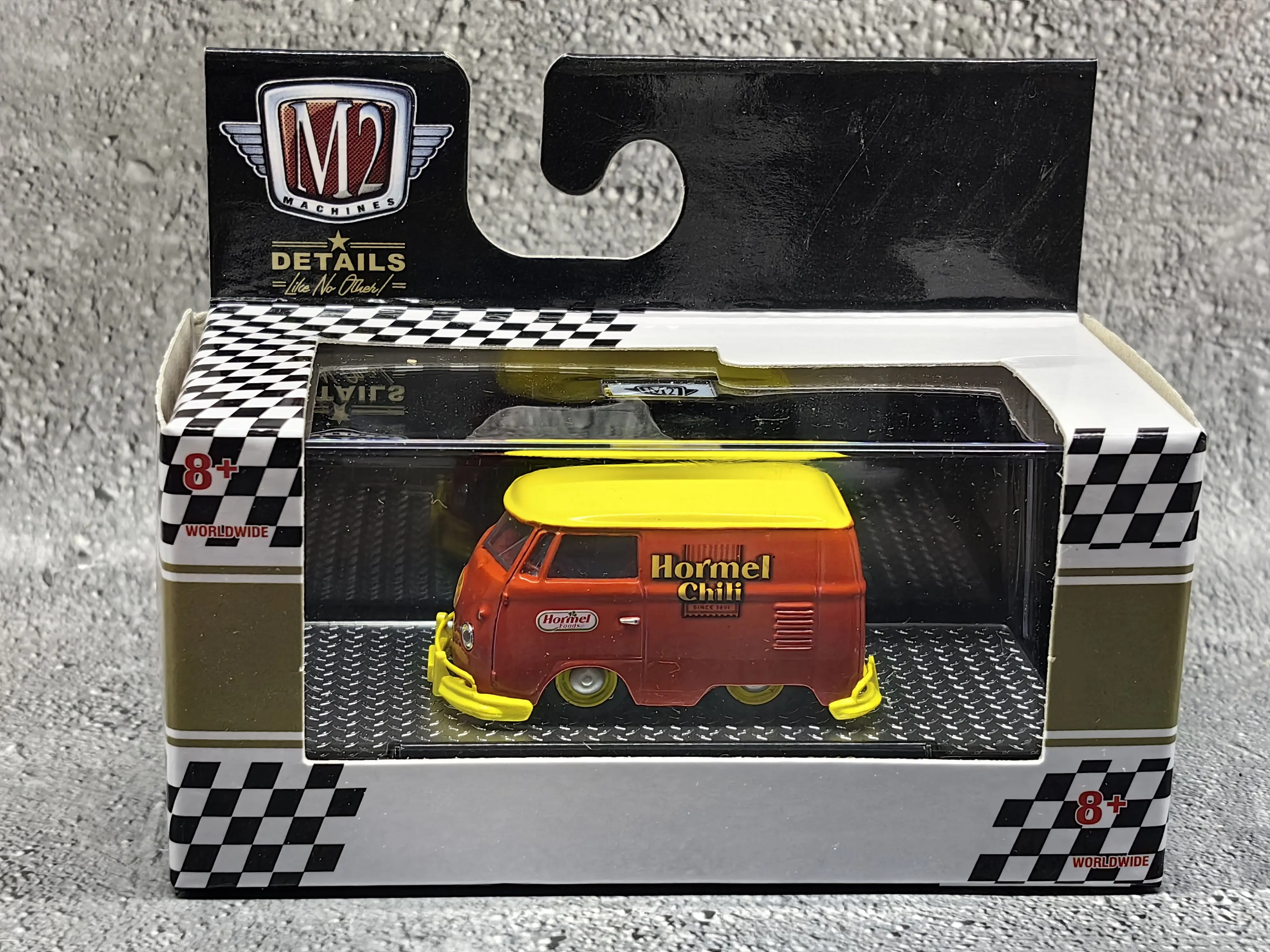 Modelo de carro de liga fundido coleção, ouro cubo especial, Ford único caminhão Cah, 1:64, 1960 Van 1963, G10, presente para criança, máquinas M2