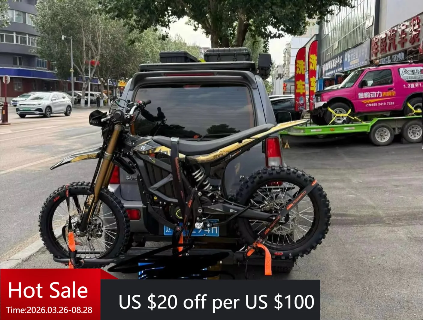 Tc Premium Ultra Bee 21.5K Enduro Electric Off-Road Vehicle 74V 60Ah CE Certified, In Stock