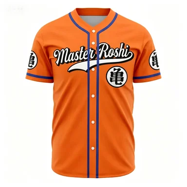 Image of 2026 Neues Anime Baseball-Shirt Modische Schnelltrocknende Atmungsaktive Strickjacke Herren Kurzarm
