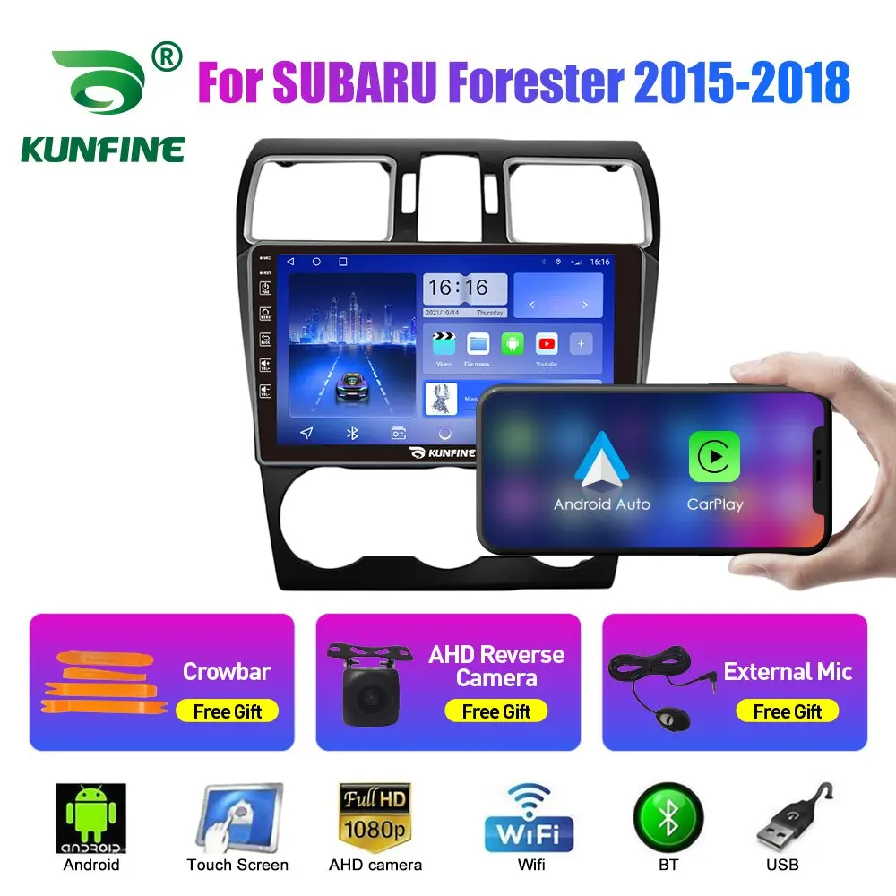 10.33 Inch Car Radio For SUBARU Forester 2013-18 2Din Android Octa Core Car Stereo DVD GPS Navigation Player QLED Screen Carplay