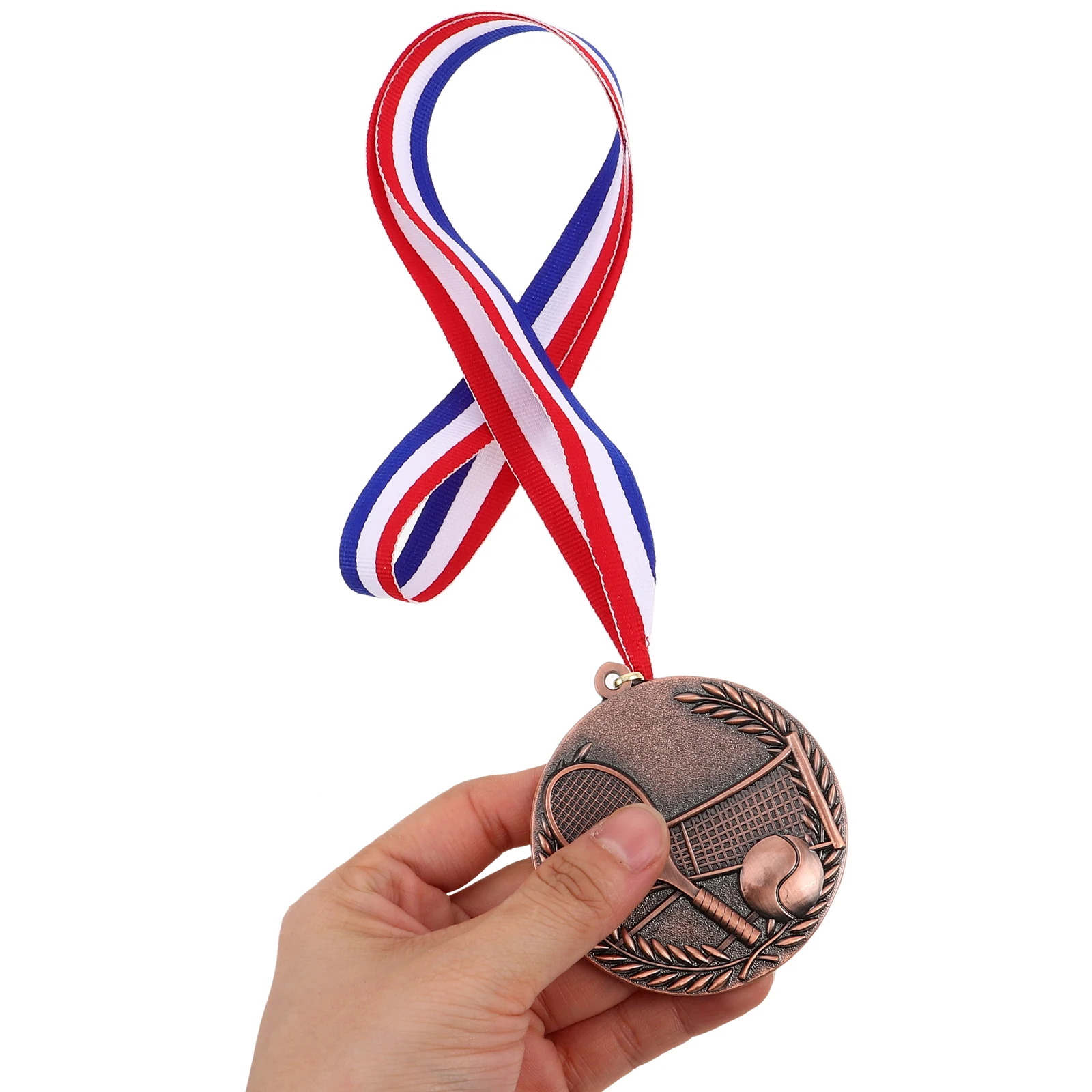 

Custom Design Tennis Medals for Awards Kids Metal Zinc Alloy Championship School Club Competition Prizes Dark Brown Bulk