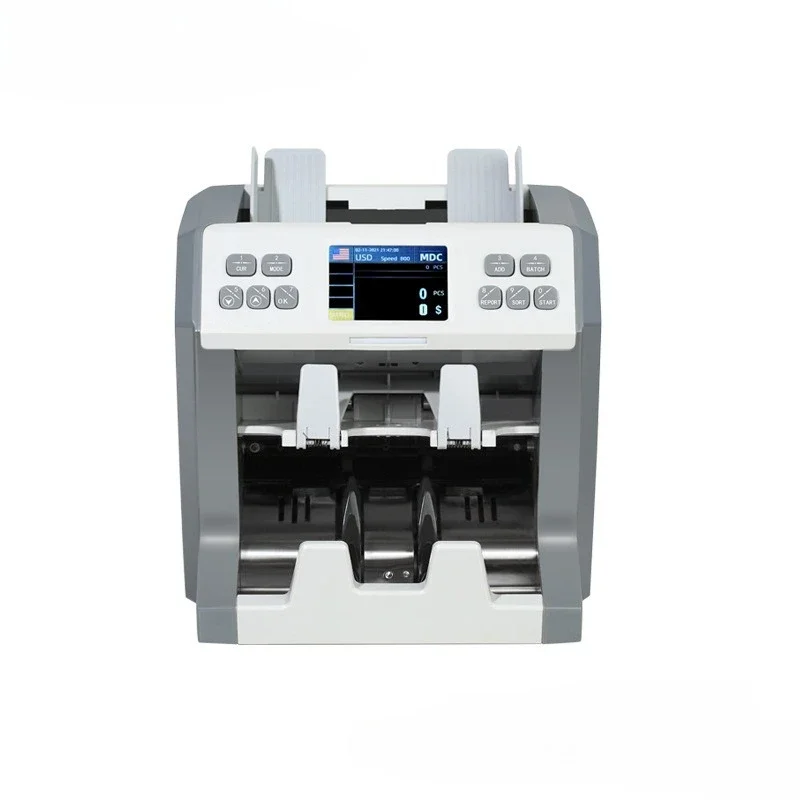 

Currency Counting Machine Double CIS Multi-currency Point Detector Mixed denomination Banknote Sorter