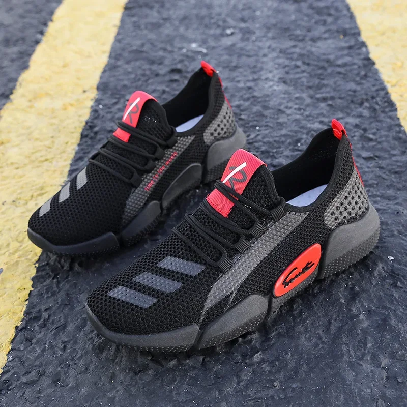 Herren-Tennisschuhe, atmungsaktives Air-Mesh-Material, Sportschuhe für das Fitnessstudio, bequeme Tennisschuhe für den Außenbereich, leichte Wanderschuhe. – Detail 3