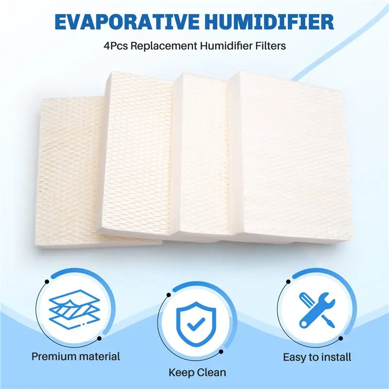 Choice 4Pcs Replacement Humidifier Filters Suitable for Stadler Form Oskar Evaporative Humidifier Home Cleaning Air Humidifier