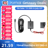 70mai Hardwire Kit OBD-II for 70mai Dash Cam Type-C Interface Plug-and-Play Parking Surveillance Cable 70mai OBD-II