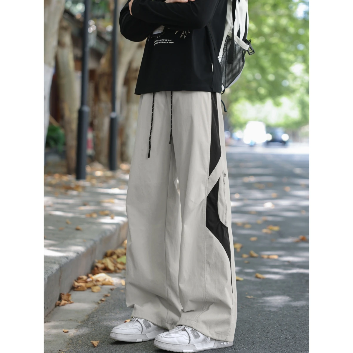 

Мужские спортивные повседневные брюки American Color Blo Paratrooper для весны и осени, прямые, модные, свободные, широкие, длинные