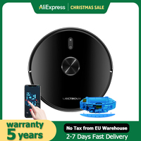 Liectroux X6 LDS Robot Vacuum Cleaner,Laser Lidar Navigation,Wet & Dry Mopping,6500Pa Suction,Multi-Floor Map,Customized Smart H