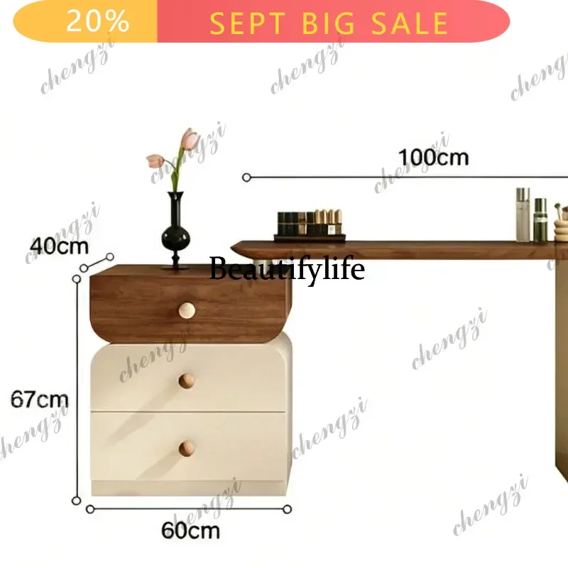 American Bedroom Vanity Table Bauhaus Modern European Classic Vanity Table Elegant Rustic Makyaj Masası Bedroom Furniture
