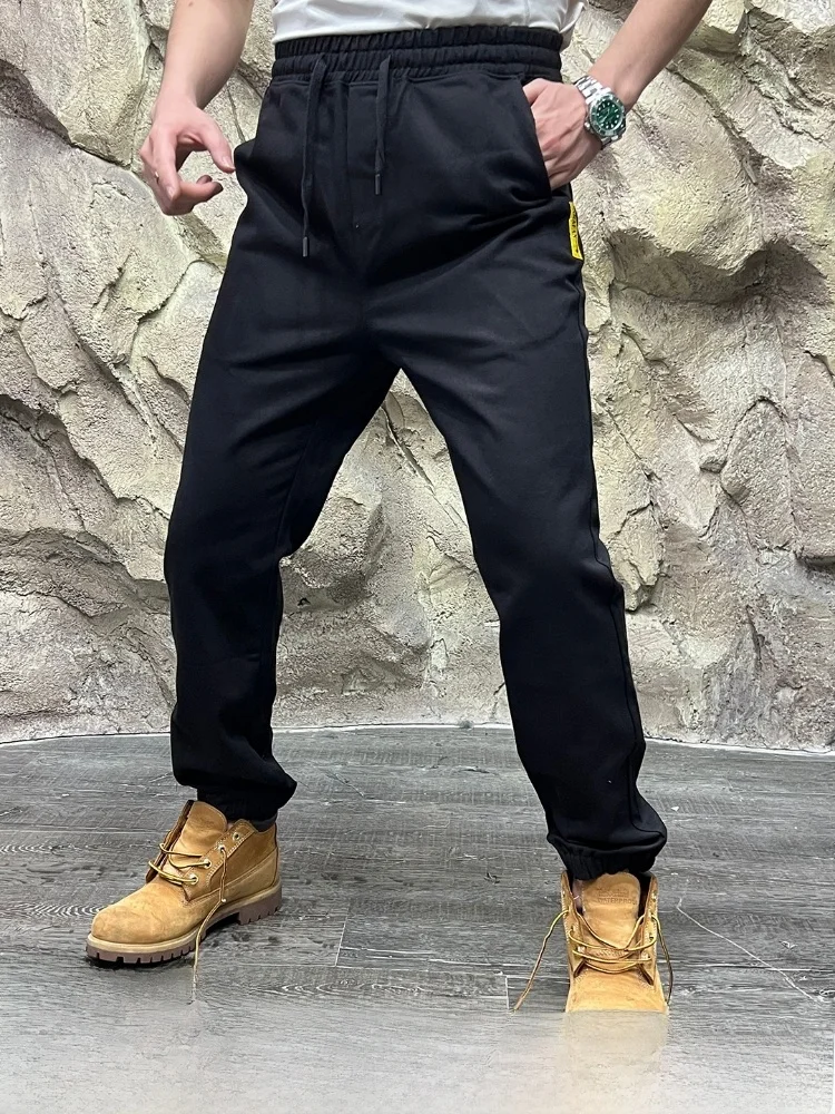 

Men's Casual Cotton Dstring Breathable Versatile Loose Fit Autumn New Arrival Pants Comfortable All-Match Leisure Trousers