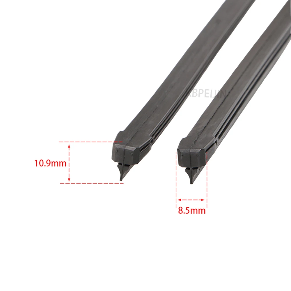 1Set Car Wiper Refill Rubber Strip 18" 24" For Mazda CX-5 2013 2014 2015 Front Window Wipers Blade Accessories