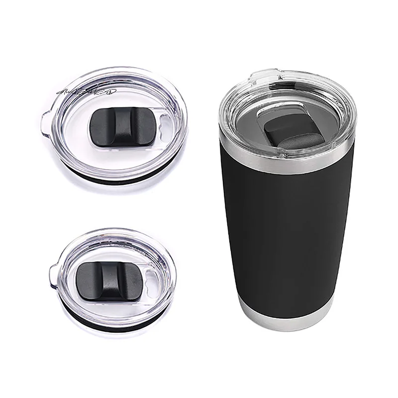 Round Plastic Cup Lid for 20oz 30oz Coffee Mugs Water Thermos Tumbler And Bottle Covers Universal Fit Thermal Lids
