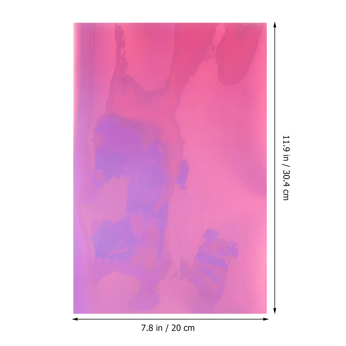 

Transparent PVC Fabric A4 Size DIY Luggage Clothing Rainbow Film Storage Diy Luggage Clothing Fabric Containers