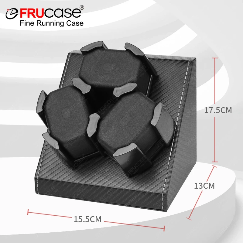 FRUCASE Watch Winder for automatic watches automatic winder for 3 watches Watch Box