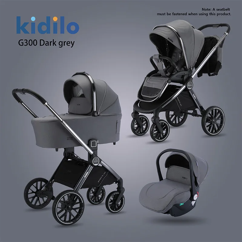 

2025 New High-view Three-in-one Baby Stroller with Two-way Folding and Shock-absorbing Function for Newborn Babies